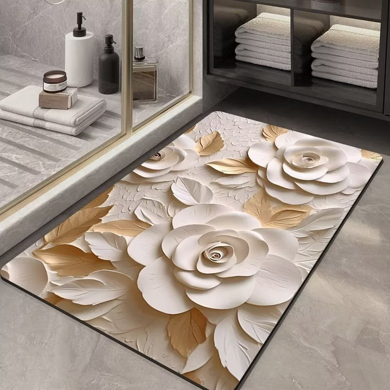 Embossed Rubber Bath Mat - iorahome