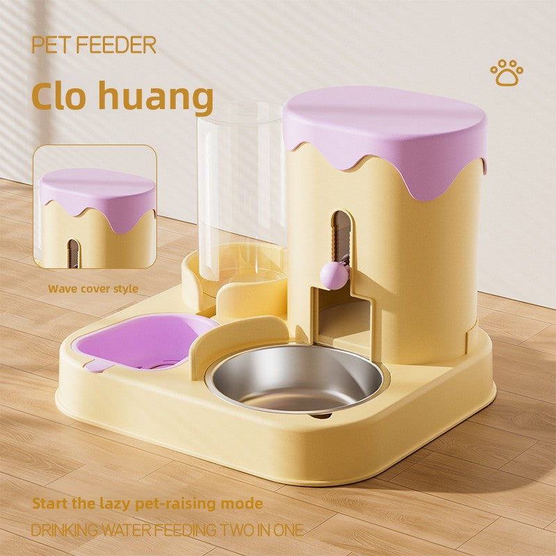 Pet Feeder Bowl, Automatic Feeding - iorahome