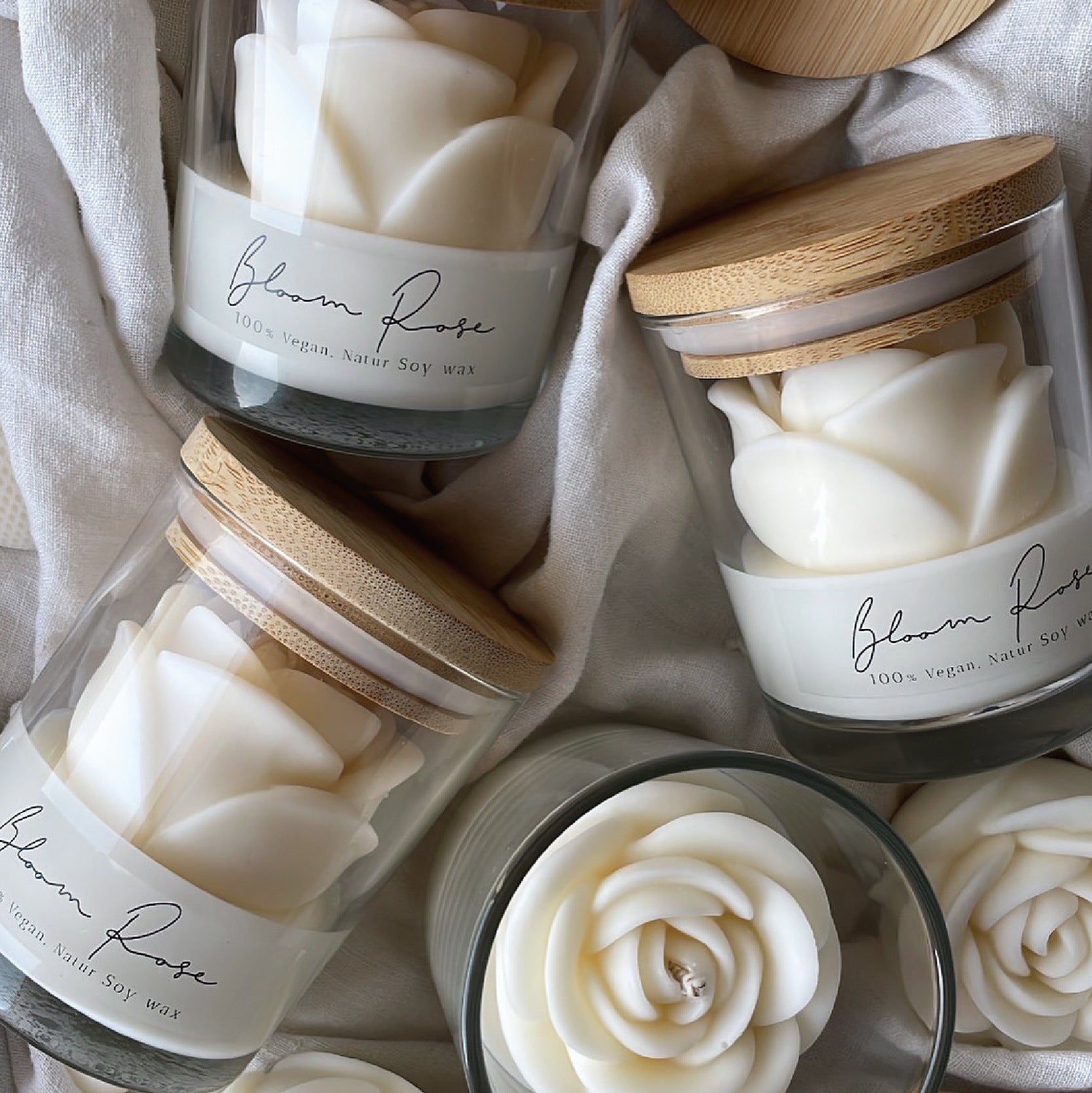 Rose Candle - iorahome