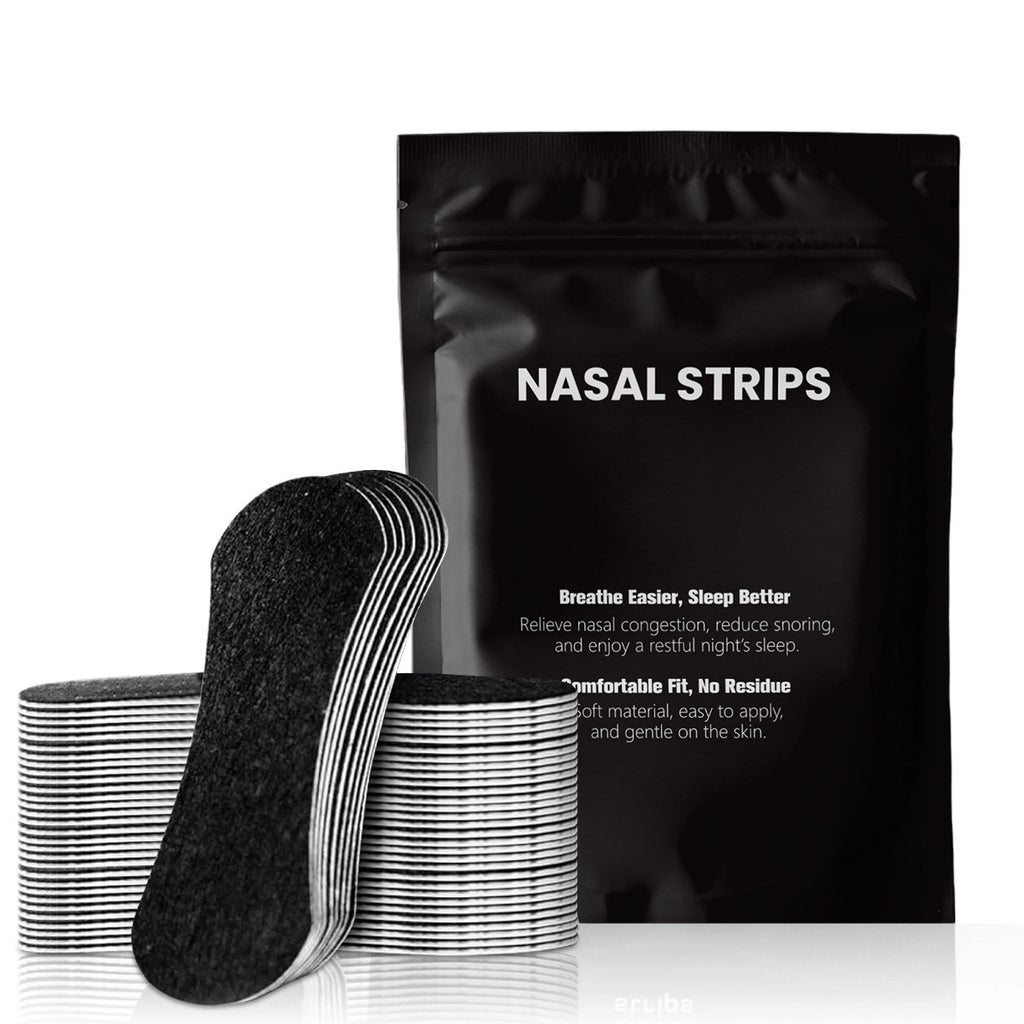 Nasal strips with packaging on a white background