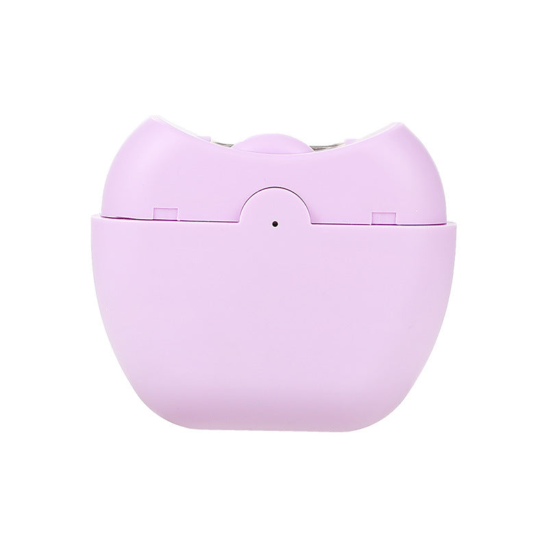 Lavender-colored case with cat ears on a white background
