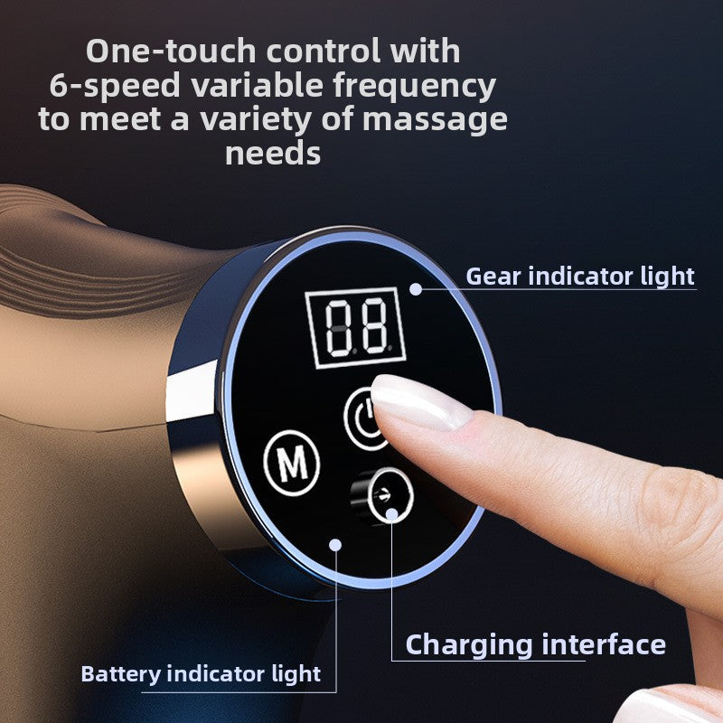 Control panel with digital display and indicator lights on a dark background