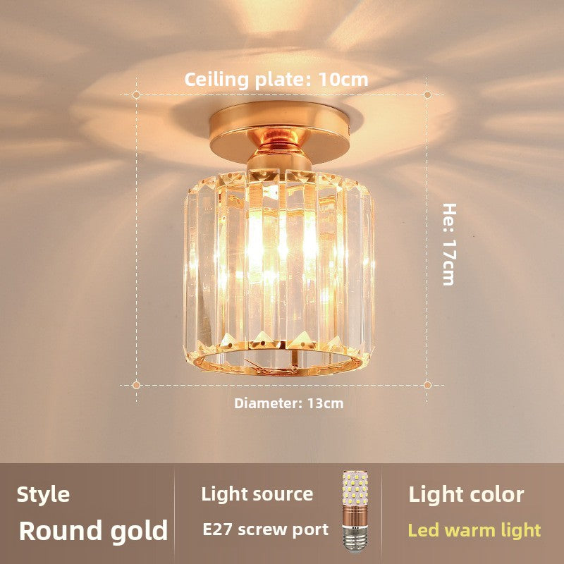 Ceiling light fixture with dimensions and specifications on a neutral background