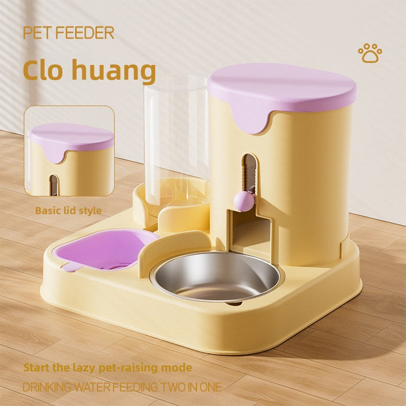 Pet Feeder Bowl, Automatic Feeding - iorahome