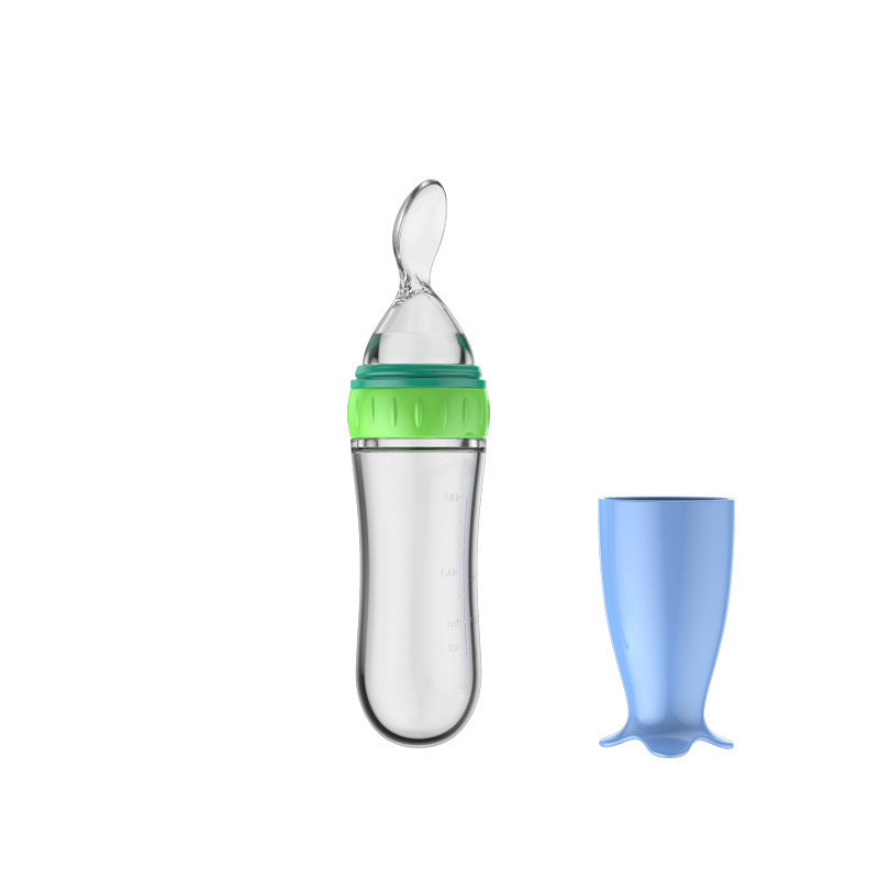 Silicone baby food feeding bottle - iorahome